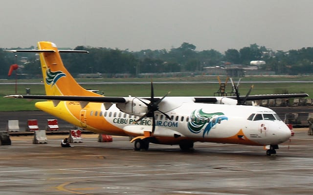 Cebu Pacific Turboprop plane